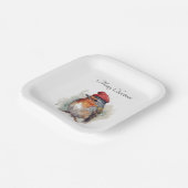 Robin Winter Delight, Brauch Pappteller (Gewinkelt)