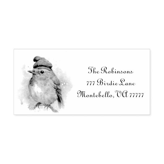 Robin Winter Delight, Brauch Permastempel (Design)