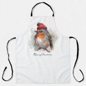 Robin Winter Delight, Brauch Schürze (Vorderseite)