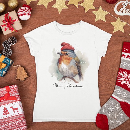 Robin Winter Delight, Brauch T-Shirt