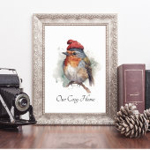 Robin Winter Delight, custom Poster