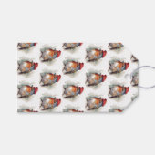 Robin Winter Delight Geschenkanhänger (Vorderseite (Horizontal))