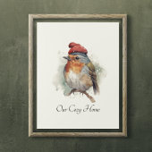 Robin Winter Delight, individuell Poster