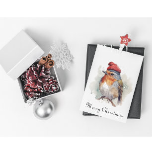 Robin Winter Delight, maßgeschneidert Feiertagskarte