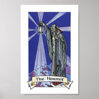 Robin Wood Tarot - Major 09 The Hermit Poster