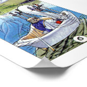 Robin Wood Tarot - sechs Schwerter Poster (Ecke)