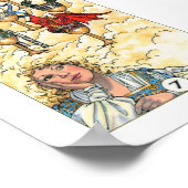 Robin Wood Tarot - Sieben Cups Poster (Ecke)