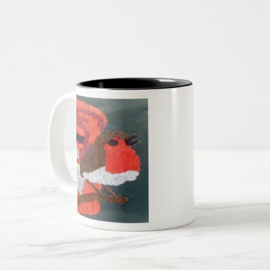 Robin Zweifarbige Tasse (Vorderseite Links)