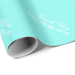 Robinblauer türkisblauer Wasserhauptblauer Hochzei Geschenkpapier<br><div class="desc">Robin's Ei-türkis türkis Aqua blauen Hochzeit Einladungen. Trendfarbene türkisfarbene Gastgeschenke Hochzeiten für ein aquamarines Hochzeitsempfang-Party. Aqua blauen Hochzeit speichern Sie das Datum und aquamarine blaue Gastgeschenke Hochzeiten.</div>