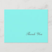 Robinblauer türkisblauer Wasserhauptblauer Hochzei Postkarte (Vorderseite)