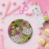 Robinen im Garten 2 Pappteller (Party)