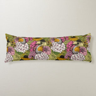 Robinen im Garten 2 Seitenschläferkissen