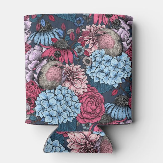 Robinen im Garten 3 Dosenkühler (Rückseite)