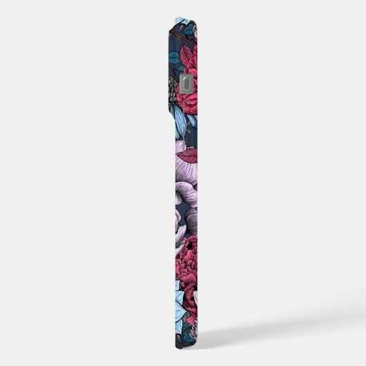 Robinen im Garten 3 iPhone Hülle (Linke Seite)