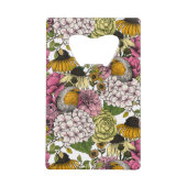 Robinen im Garten Geldbeutel Flaschenöffner (Vorderseite)