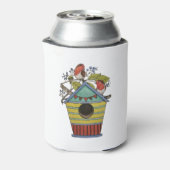 Robinen mit Blueberries und Birthaus Dosenkühler (Kanne Rückseite)