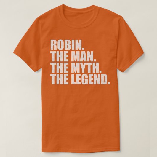 RobinRobin Name Robin Vorname T-Shirt (Design vorne)