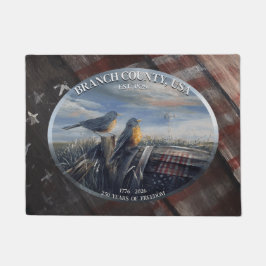 Robins 250 yr Branch Co mich Fußmatte