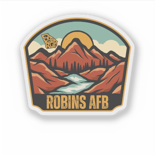 Robins AFB, Georgien Aufkleber (Vorderseite)