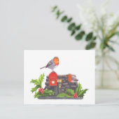 Robin's Briefe Postkarte (Stehend Vorderseite)
