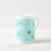 Robin's Egg Blue Atomic Sternexplosion China Tasse