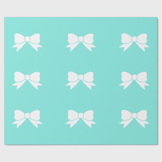 Robins egg Blue Inspiriert Matte Wrapping Paper Geschenkpapier (Flach)