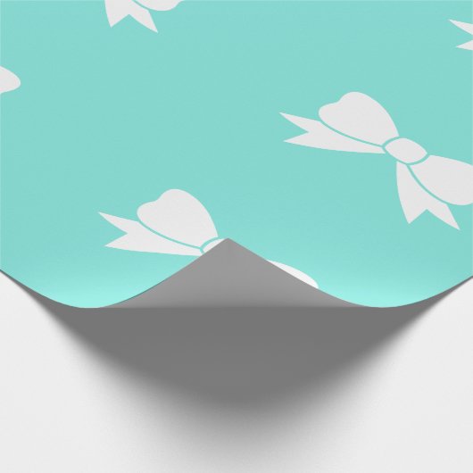 Robins egg Blue Inspiriert Matte Wrapping Paper Geschenkpapier (Ecke)