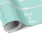 Robin's Egg Blue Jewelry Box Geschenkpapier (Rolleneckpunkt)