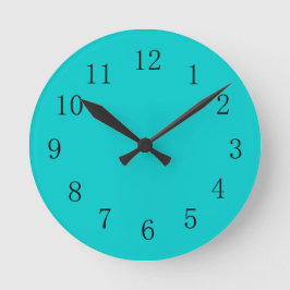 Robins Egg Blue Kitchen Wall Clock Runde Wanduhr