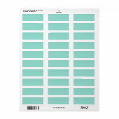 Robin's Egg Blue Label (Vorne)