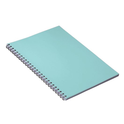 Robin's Egg Blue Notebook Notizblock (Rechte Seite)