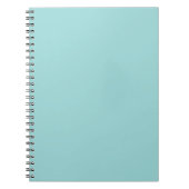 Robin's Egg Blue Notebook Notizblock (Vorderseite)