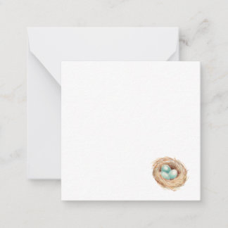 Robins Egg Nest Card Blank Einladung Note Letter