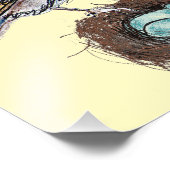 Robin's Egg Nest Print Art Robin Bird 8x10 Fotodruck (Ecke)