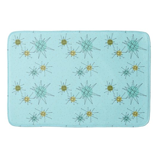 Robins Ei-blaue AtomSternexplosion-Bad-Matte Badematte (Vorderseite)