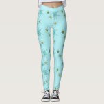 Robins Ei-blaue AtomSternexplosion-Leggings Leggings<br><div class="desc">Dieses Robins Ei-kopieren blaue Iconic AtomSternexplosion-Leggings Eigenschaftsiconic AtomSternexplosionen. Das ist recht! Die alte Schule, farbiger Hintergrund des Eies des Rotkehlchens Blau mit Goldtupfen ist- der perfekte Hintergrund für den vibrierenden Türkis, den beruhigenden Sellerie und farbigen die Kreise des kitschy Birnengrüns. Die Stellen der Farbe werden sporadisch in verschiedene Größen mit...</div>