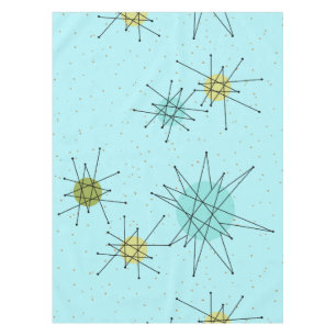 Robins Ei-blaue AtomSternexplosion-Tischdecke Tischdecke