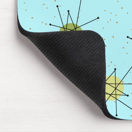 Robins Ei-blaue Iconic AtomSternexplosionen Mousepad (Ecke)