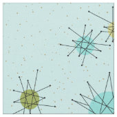 Robins Ei-blaues AtomSternexplosion-Gewebe Stoff (Nahaufnahme)