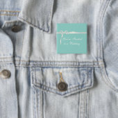 Robins Ei-blaues Schmuckkästchen mit weißem Band Button (Beispiel)