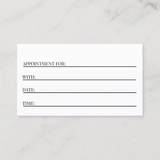 Robin's Ei Blue Hund Erwachsenenkarte Visitenkarte (Rückseite)