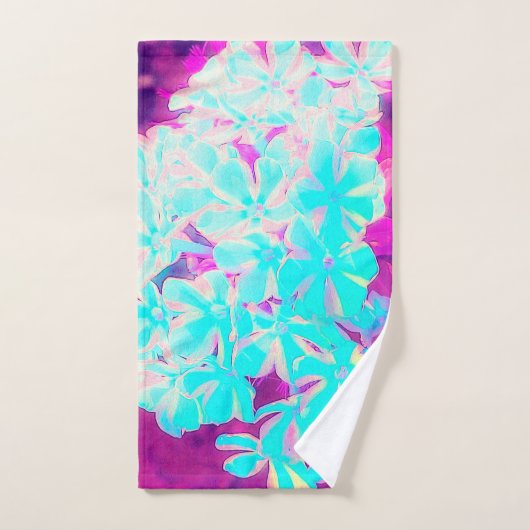 Robin's Ei Blue Peppermint Drehung Phlox Blume Badhandtuch Set (Handtuch)