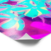 Robin's Ei Blue Peppermint Drehung Phlox Blume Fotodruck (Ecke)