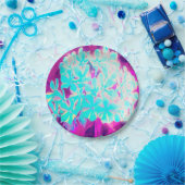Robin's Ei Blue Peppermint Drehung Phlox Blume Pappteller (Party)