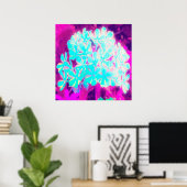 Robin's Ei Blue Peppermint Drehung Phlox Blume Poster (Heimbüro)