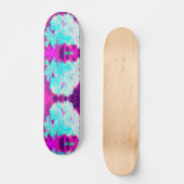 Robin's Ei Blue Peppermint Drehung Phlox Blume Skateboard (Vorderseite)