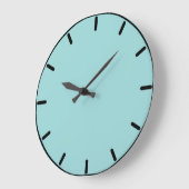 Robin's Ei Blue Round Wall Clock Große Wanduhr (Winkel)