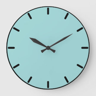 Robin's Ei Blue Round Wall Clock Große Wanduhr