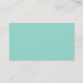 Robin's Ei Blue Solid Color Visitenkarte (Vorderseite)