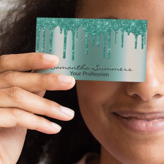 Robin's Ei Blue Tropfens Metal sehen einzigartig a Visitenkarte